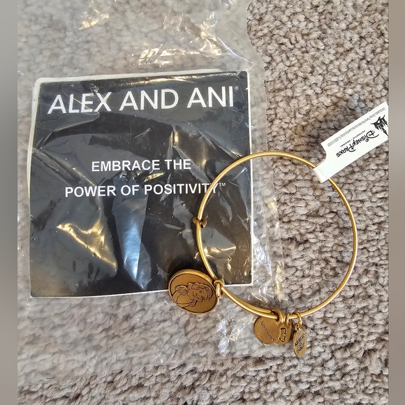 Alex and Ani Snow White Rafaelian Gold One Size - Picture 5 of 8